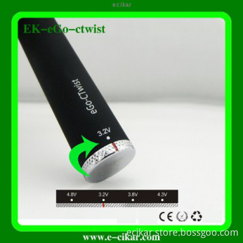 2014 hot selling product ego battery variable voltage battery ego c tw